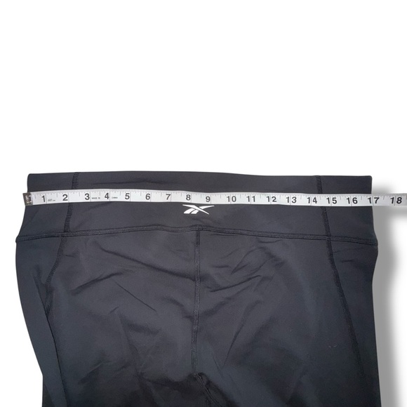 Reebok Lux 3/4 Capri Leggings - Black XL - Picture 7 of 10